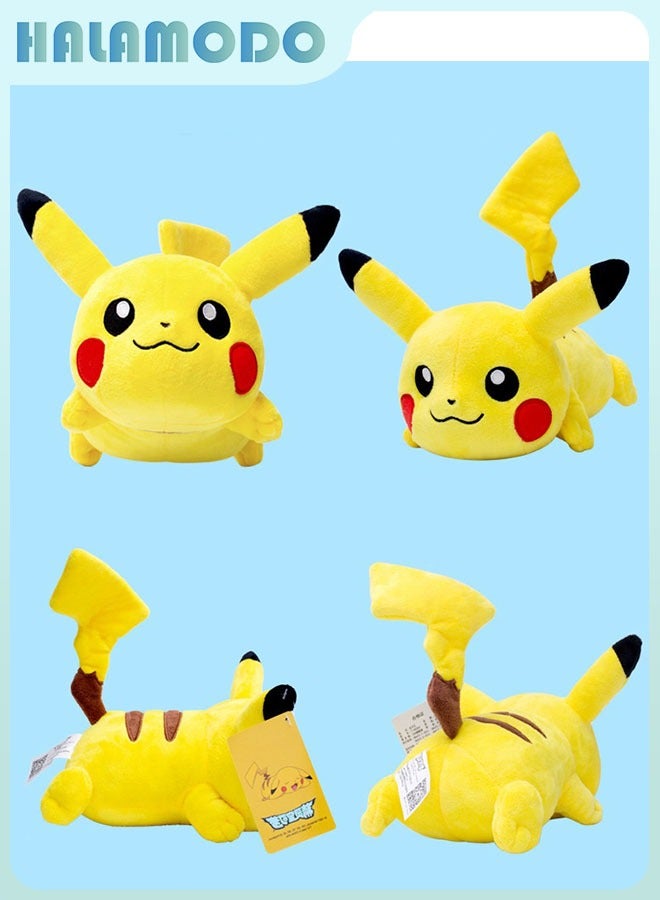 HALAMODO Pokémon: The 20cm Exceptionally Cute and Soft Yellow Lying - down Pikachu Plush Toy. An Unrivaled Birthday Gift, Decor Gem for Bedroom, Living Room, Desk, and an Outstanding Office Stress - relief Doll  - Image 3