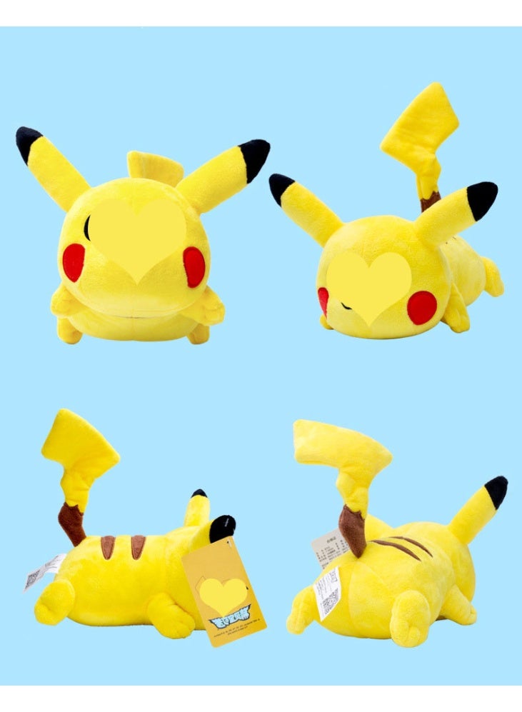 هالامودو 20 سم بشكل استثنائي لطيف وناعم أصفر مستلقي - أسفل لعبة فخمة ، هدية عيد ميلاد لا مثيل لها ، جوهرة ديكور لغرفة النوم وغرفة المعيشة ومكتب واجهاد المكتب المتميز - دمية الإغاثة - Image 4