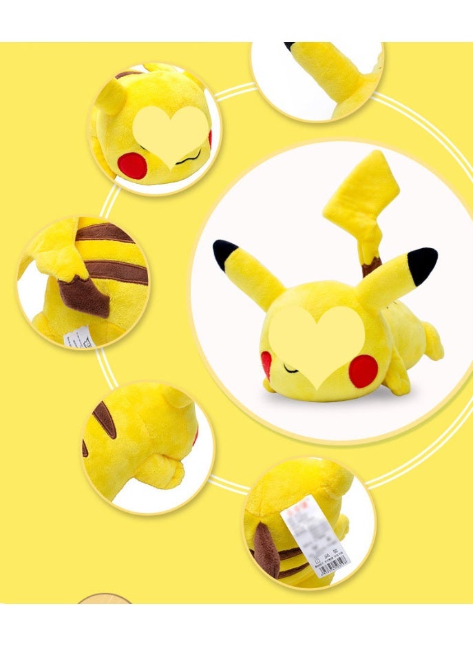 هالامودو 20 سم بشكل استثنائي لطيف وناعم أصفر مستلقي - أسفل لعبة فخمة ، هدية عيد ميلاد لا مثيل لها ، جوهرة ديكور لغرفة النوم وغرفة المعيشة ومكتب واجهاد المكتب المتميز - دمية الإغاثة - Image 3