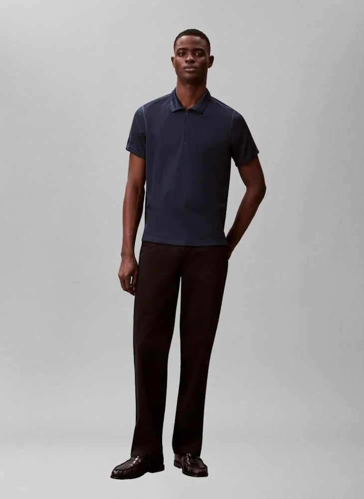 CALVIN KLEIN  Slim Stretch Mesh Polo for Men | Best Price UAE