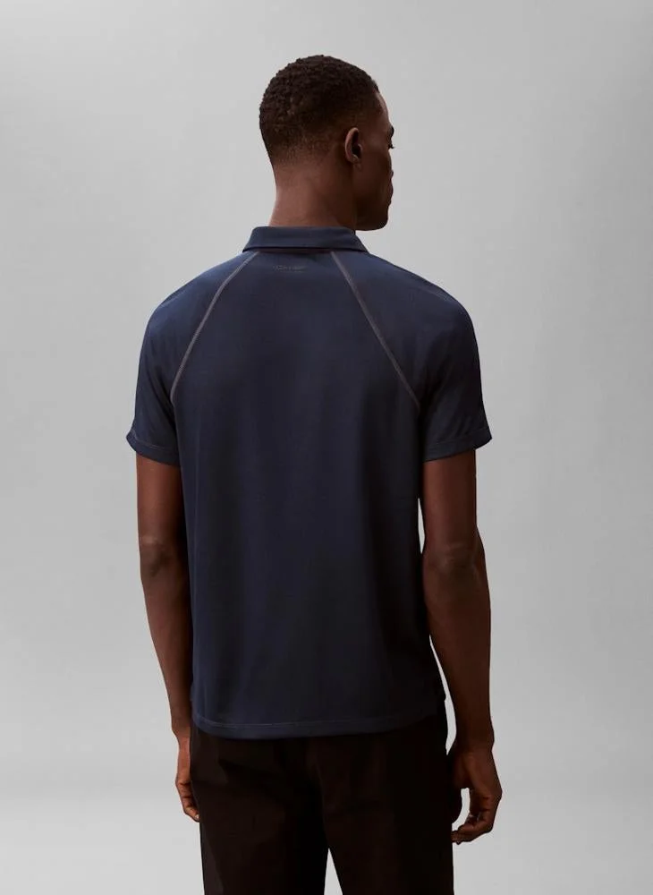 CALVIN KLEIN  Slim Stretch Mesh Polo for Men | Best Price UAE