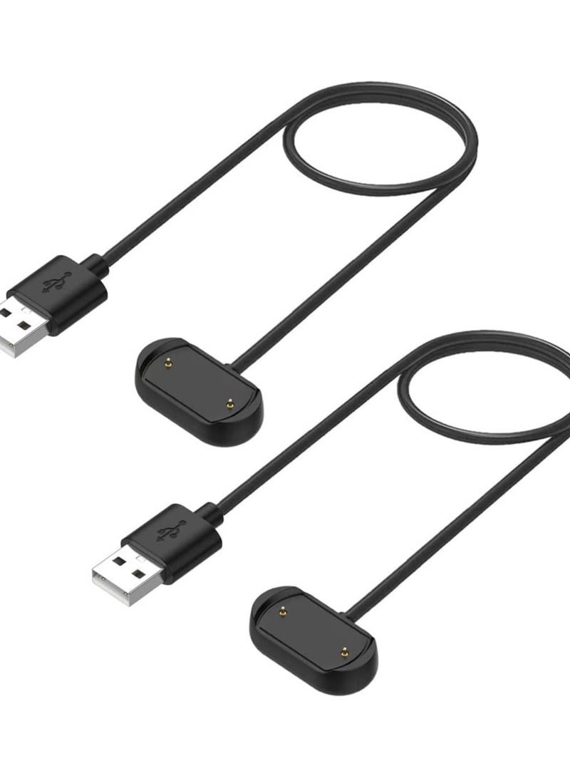 Charger Cable for Amazfit T-Rex 2, GTS 4/3, GTR 4/3 Pro, Magnetic Charging Cable Cord for Amazfit T-Rex 2, GTS 4, GTR 4, GTS 3, GTR3, GTR 3 Pro Smart Watch [2-Pack, 3.3ft/1m] (2) - Image 1