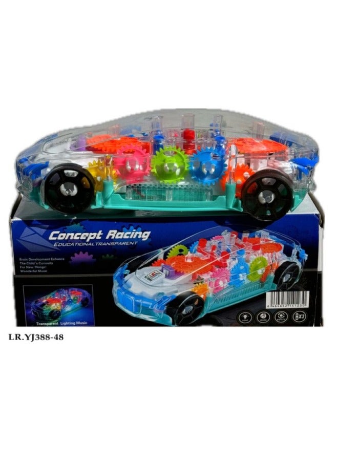 Little Rockz 3D Super Concept Racing Educational Transparent Car Toy - Image 4