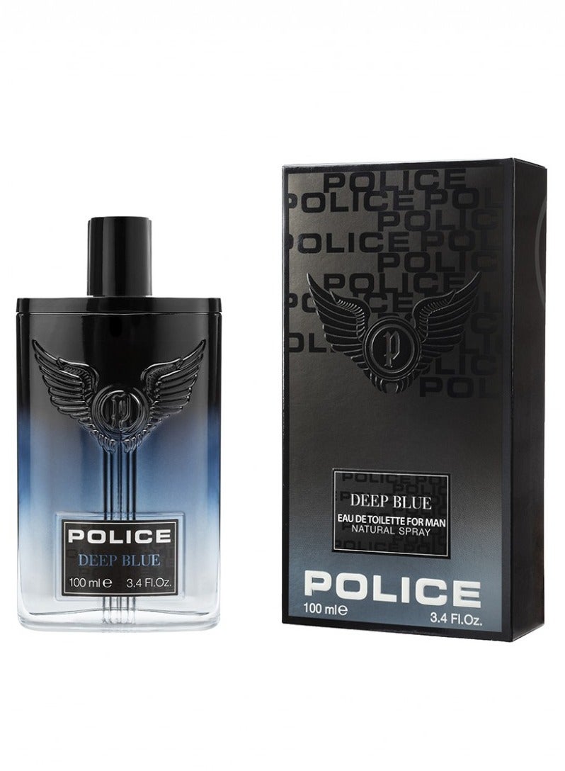 POLICE Deep Blue Eau De Toilette For Men - 100 ML - Image 1