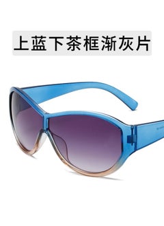 Luxury Vintage Cat Eyt Sunglasses Women Fashion Brand Designer Cateye Sun Glasses Female Eyewear UV400 Gafas De Sol Mujer-Lenses Color:E-Frame Color:1PC
