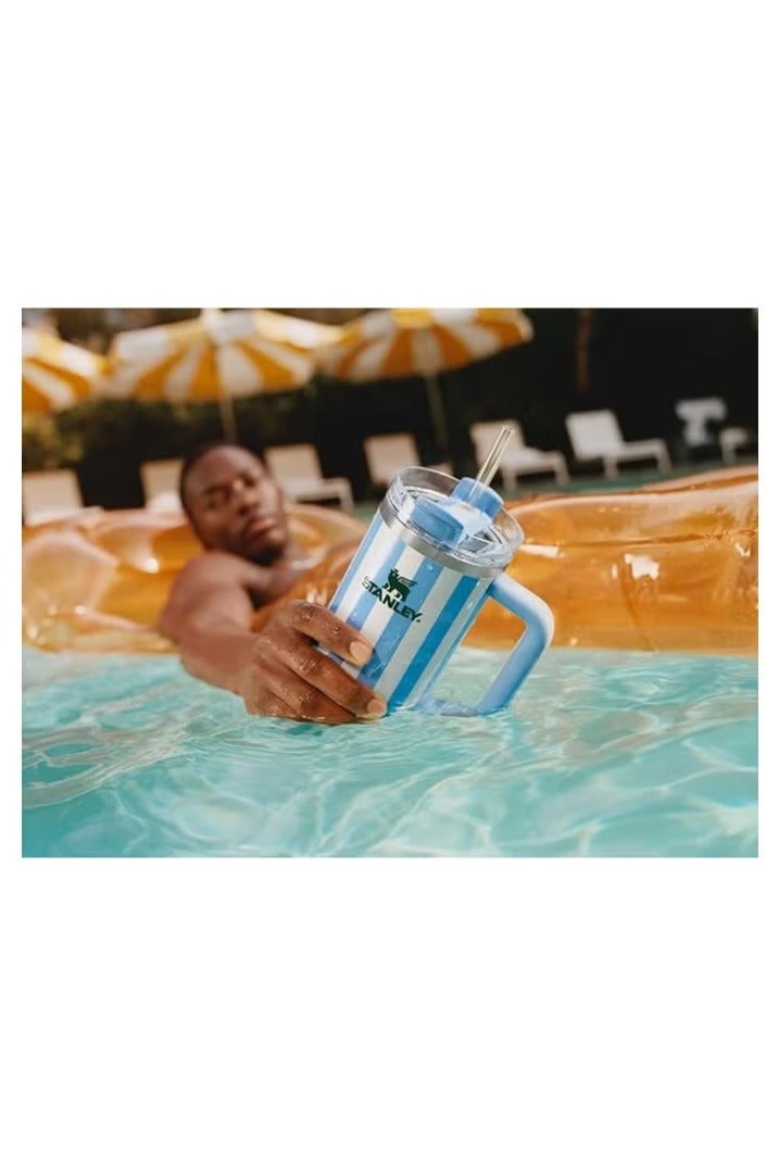 ستانلي STANLEY Quencher H2.0 Tumbler with Handle and Straw 40 oz Flowstate 3 Position Lid Cup Holder Compatible for Travel Insulated Stainless Steel Cup - Image 4