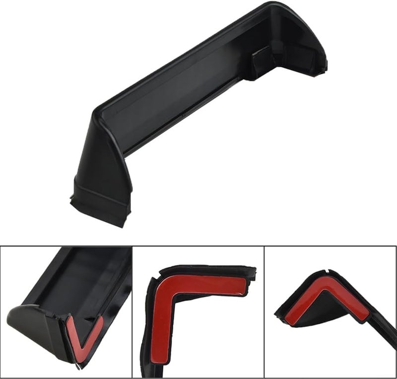 غطاء واقي من الشمس لمثبت السيارة GPS مضاد للتوهج 22 سم أسود لعرض لوحة القيادة - Image 3