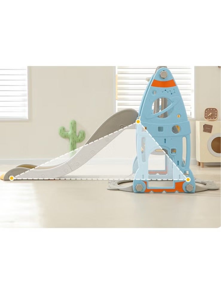 Toddler Slide Set for Kids Age 2 3 4 5 6 7 8 9，4 in 1 Baby Slide Set for Toddler Slide,Swing, Basketball and Climb Slide and Swing Set for Kids Outdoor Indoor 3+ Year Old，Home Toy Game for Boys and Girls  - Image 5