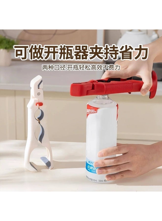 Kitchen 3-in-1, Anti-Scald Clip, Silicone Non-Slip Bowl & Plate Grippers, Multi-Function Clip for Lifting Hot Bowls & Plates, Kitchen Lifter Tool (White) - Image 3