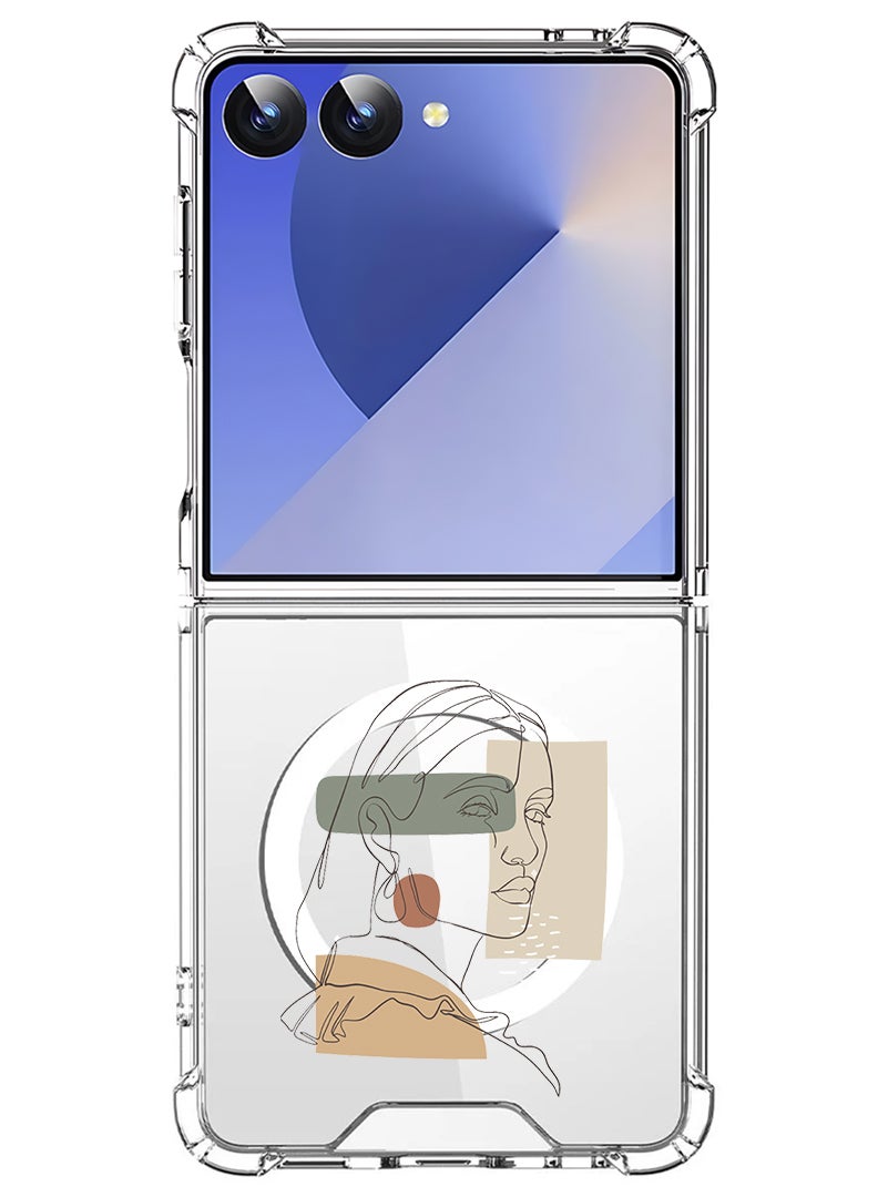 Theodor Magnetic Case for Samsung Galaxy Z Flip 7 Compatible with MagSafe Wireless Charging, Shockproof Phone Bumper Cover Women - Image 1