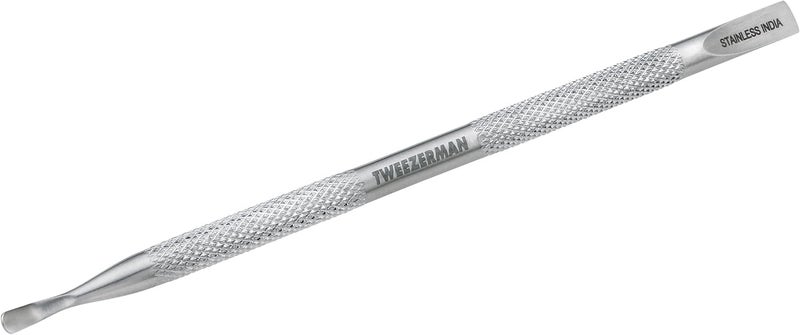 Tweezerman Pushy & Nail Cleaner - Dual Ended Cuticle Pusher and Nail Cleaning Tool - Image 1