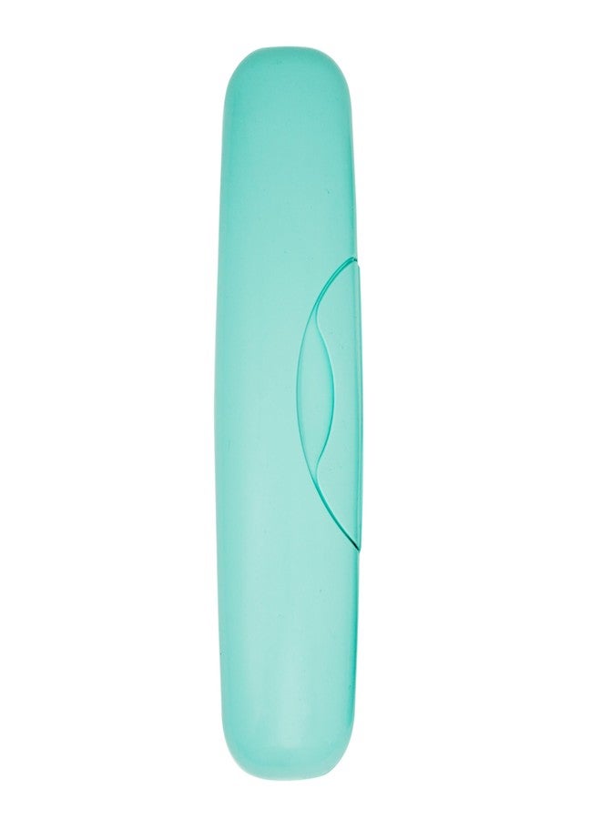 RADIUS Toothbrush Original Big Brush, BPA Free ADA Accepted - Left Hand - Mint Brush with Mint Case - Image 2