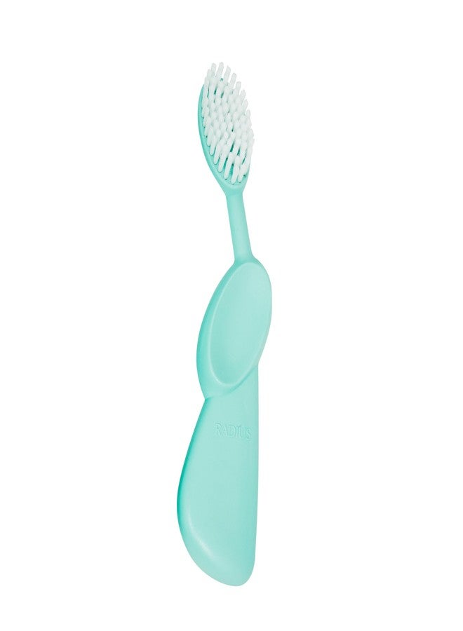 RADIUS Toothbrush Original Big Brush, BPA Free ADA Accepted - Left Hand - Mint Brush with Mint Case - Image 3