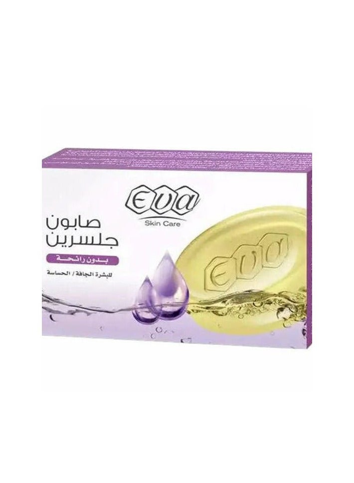 إيفا صابونه جليسرين بدون رائحه ايفا لجميع انواع الجافه والحساسة - Image 1