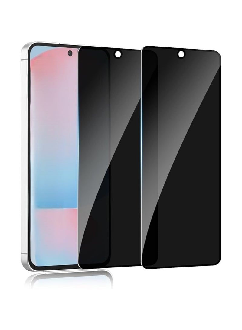 Denx Privacy Screen Protector For Samsung Galaxy A26 Anti-Spy Black 9H Full Edge Coverage Tempered Glass Film Bubble Free,Anti Scratch, Easy to Install.  - Image 1