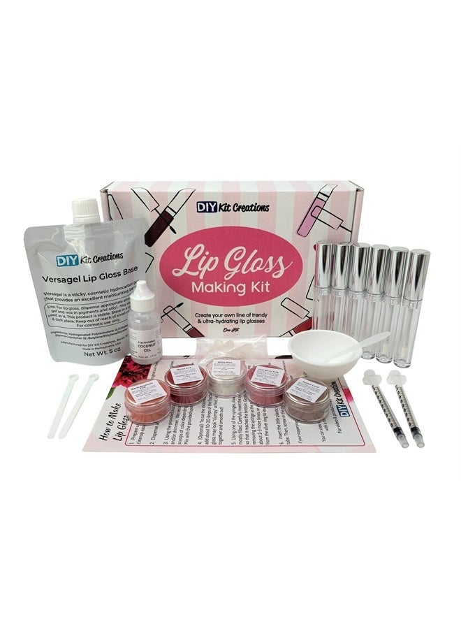 DIY Kit Creations DIY Lip Gloss Making Kit - Make Your Own Lip Gloss - Image 1