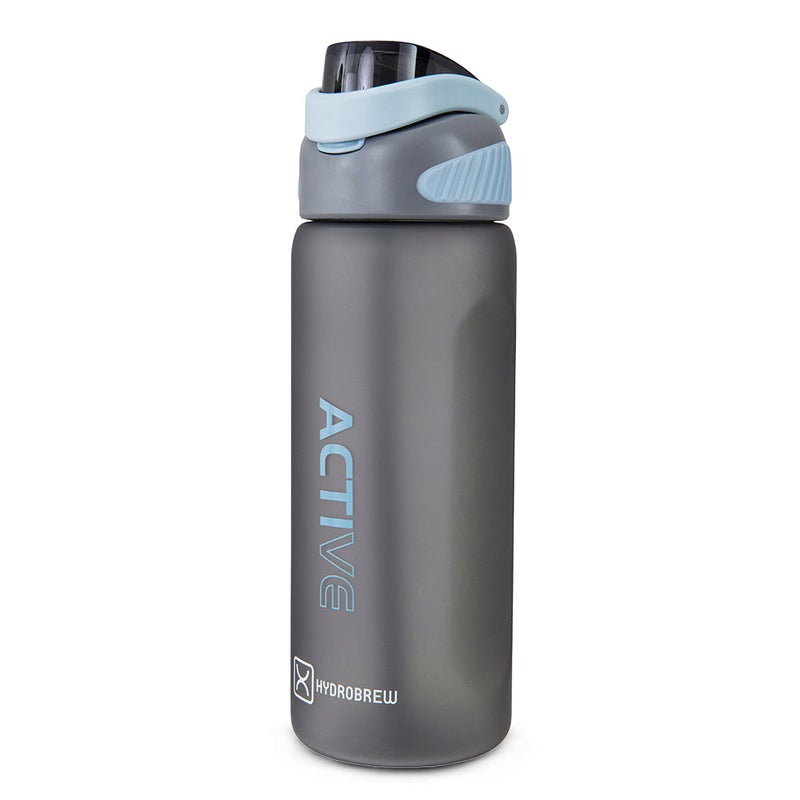 HYDROBREW Sip Switch Tritan Water Bottle 1000ml Leakproof, BPA Free, Straw & Spout Lid- Graphite - Image 1