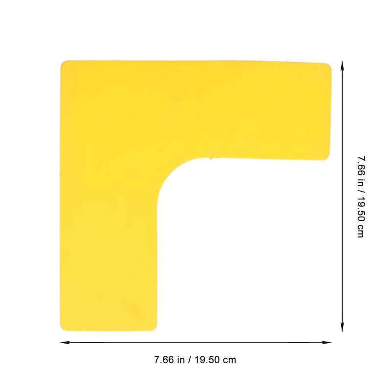 4 Pcs Non Slip Right Angle Tennis Training Floor Markers Court Marking Pads Random Color - Image 3