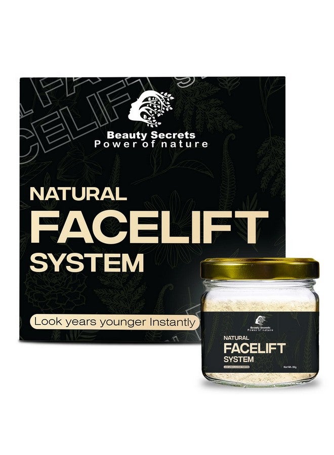 BEAUTY SECRETS Natural Face Lifting Pack/Mask || Beauty Secrets Instant Face Lift System | Tight,Glowing and Youthful Skin in just 20 Minutes | For Men & Women | 22Gms - Image 1