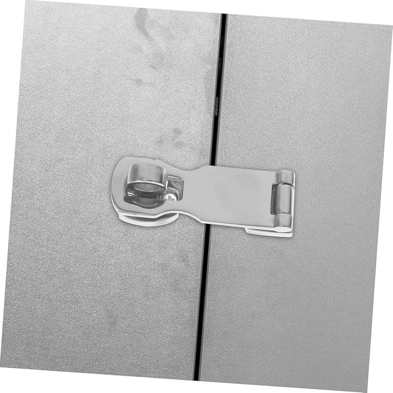 Heavy Duty Stainless Steel Hasp Lock Latch with Padlock Bracket for Cabinet Boat Door - Image 5