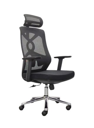 Ergonomic Mesh Office Chair with Headrest, High Back, Adjustable Height and Black - pzsku/Z1398880F4A2E2B6377E2Z/45/_/1734511071/f68c9514-a1b9-40fe-9c6d-93fcde76cbd2