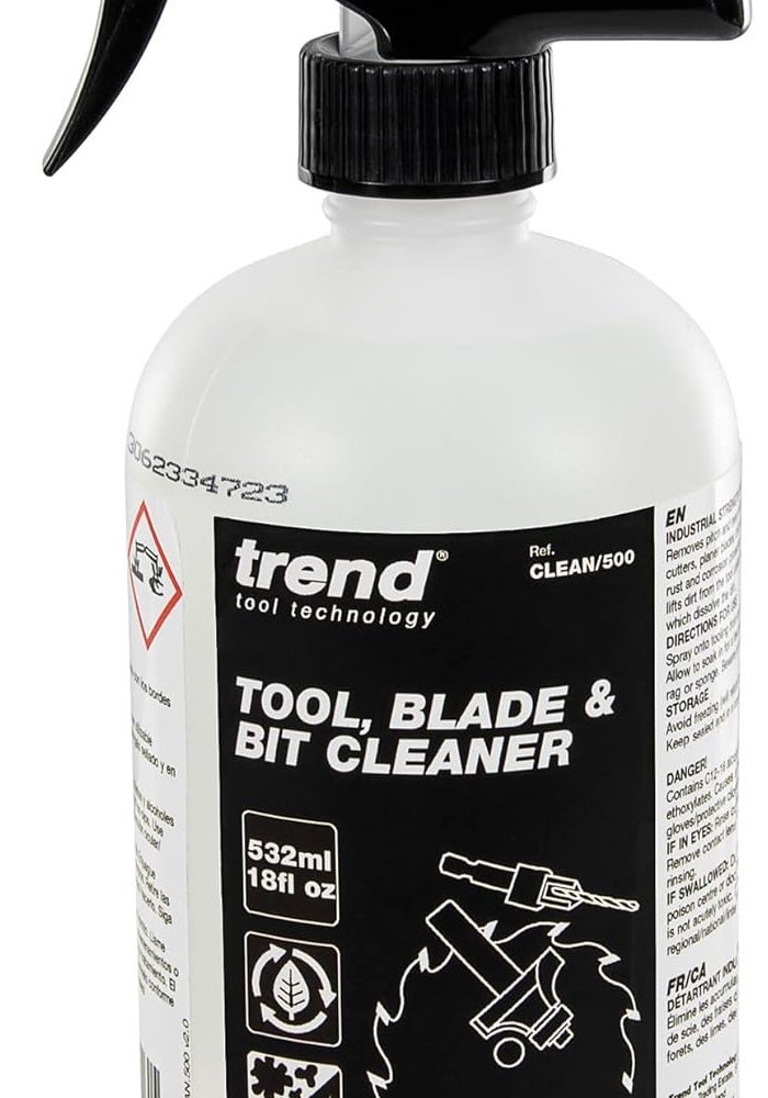 Trend Tool & Bit Cleaner - Industrial Strength Wood & Resin Remover, 532ml - Image 1
