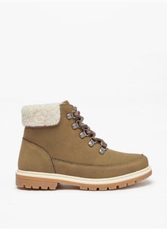 Mister Duchini Boys Solid High Ankle Boots with Zip Closure  - Image 1