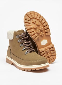 Mister Duchini Boys Solid High Ankle Boots with Zip Closure  - Image 4