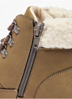 Mister Duchini Boys Solid High Ankle Boots with Zip Closure  - Image 5