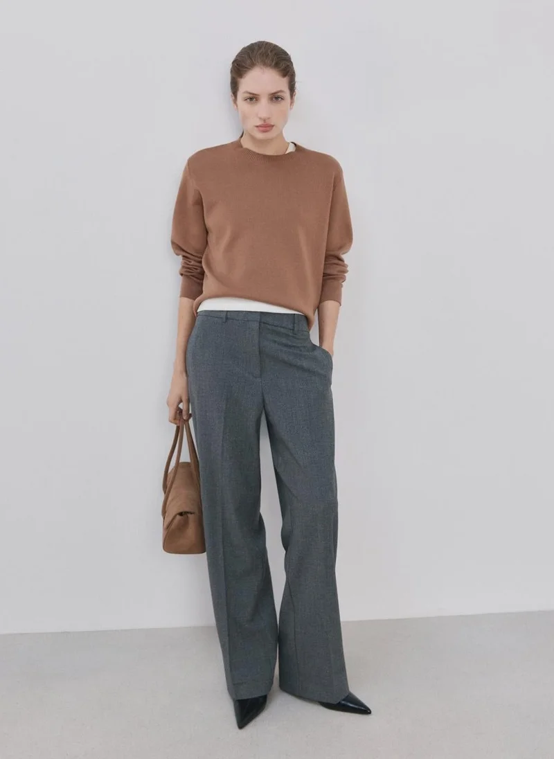 MANGO  Round-neck knitted sweater for Women | Best Price UAE