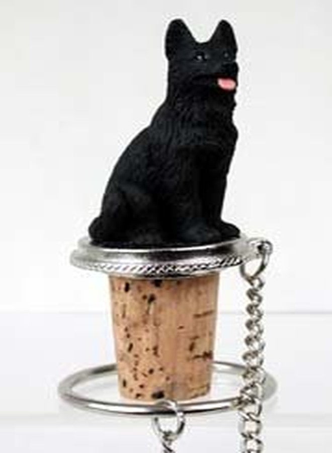 Conversation Concepts German Shepherd Bottle Stopper (Black) - Image 1