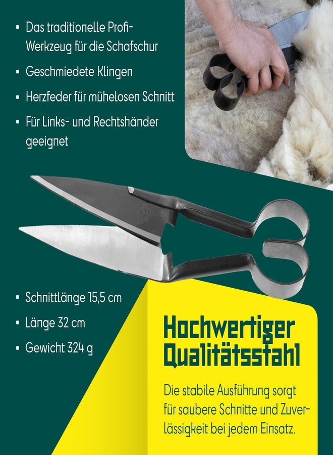 بيرجر مقصات BERGER لتشذيب الأشجار والأغنام 2722 - درجة تجارية، شفرات ذاتية الشحذ، زنبرك على شكل قلب، تصميم مناسب للاستخدام بكلتا اليدين، حافة قطع مستقيمة 6.1 بوصة، طول 12.6 بوصة - Image 5