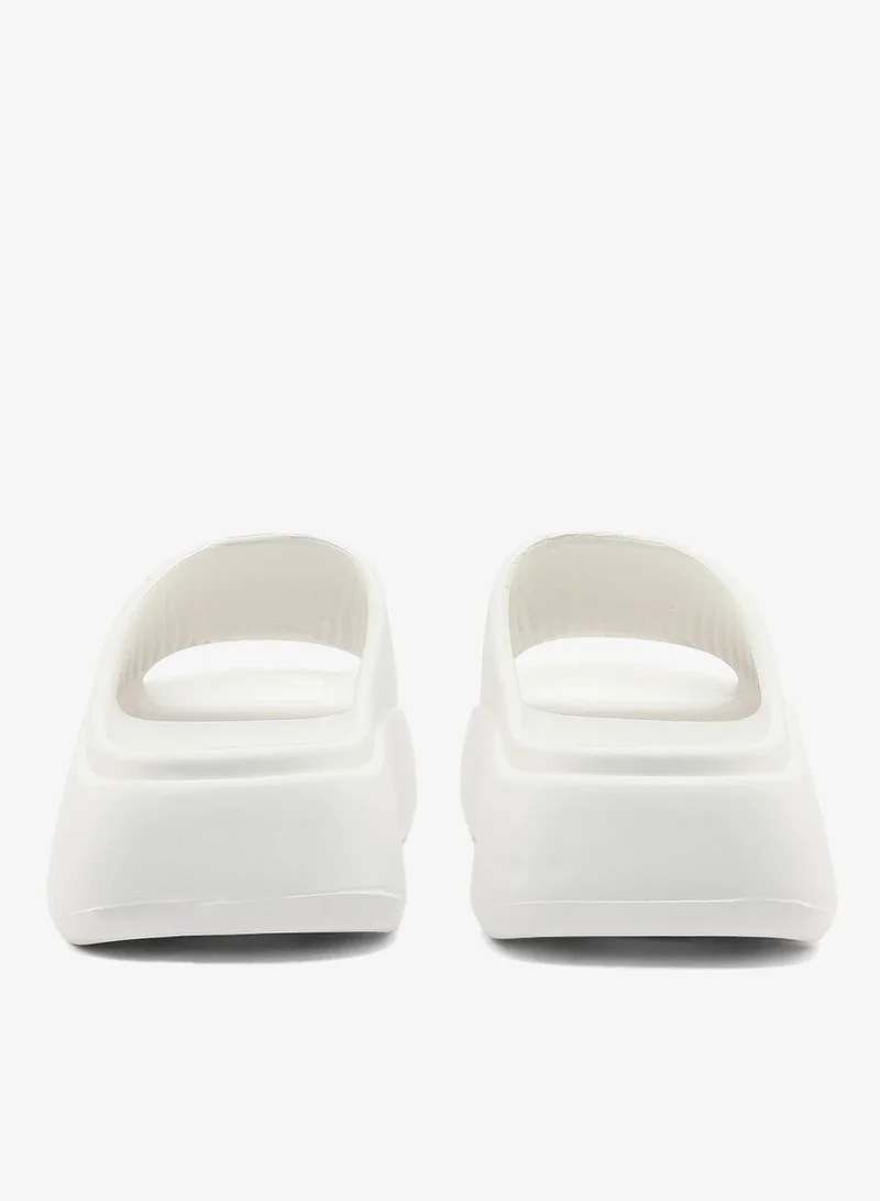 U.S. Polo Assn. white Women's White Slides - Stylish Perfect for Casual Outfit for Women | Best Price UAE