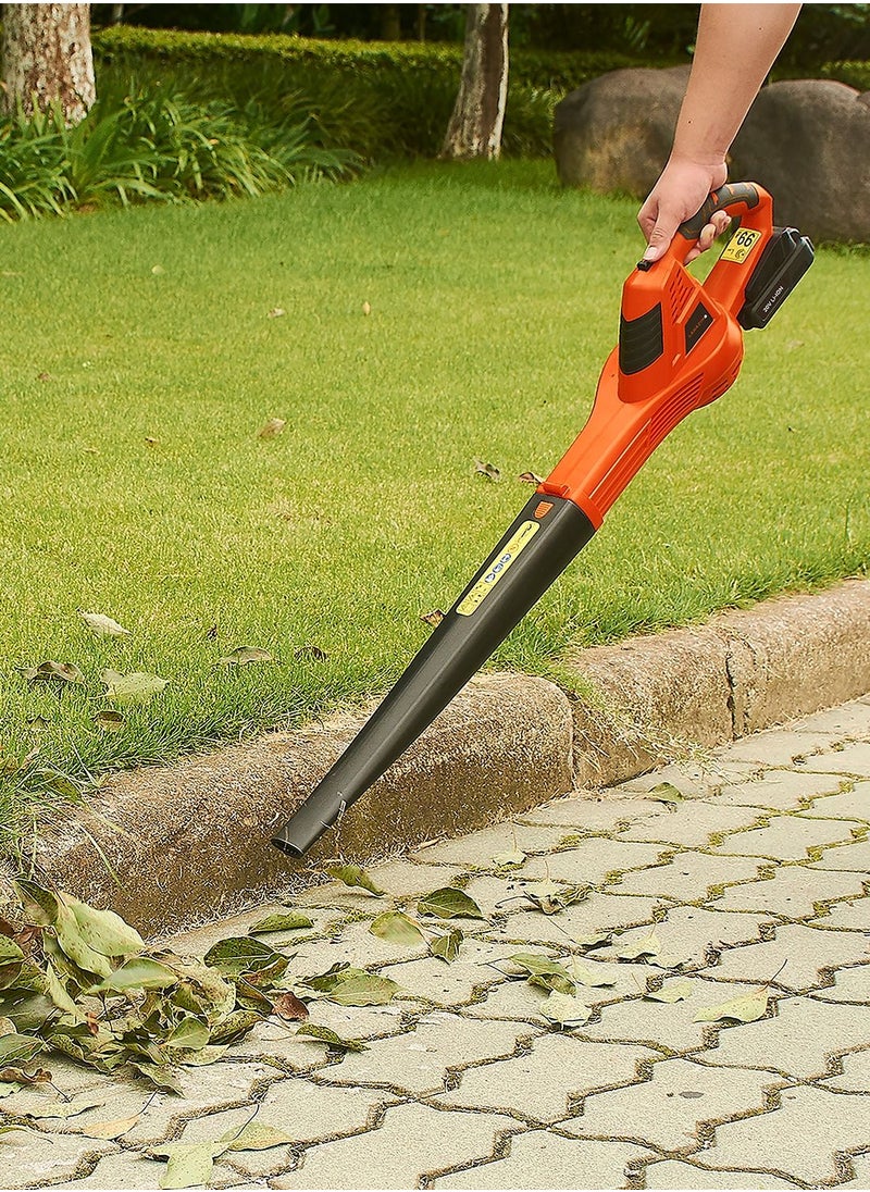 LAWAZIM - Cordless Blower 20V Li-Ion Battery | Electric Leaf Blower for Lawn Care, Battery Powered Leaf Blower Lightweight for Snow Blowing - Image 1