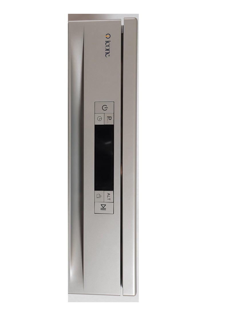 آيكون - غسالة صحون ايكون 8 برامج لون سيلفر موديل ICNDW402BI - Image 1