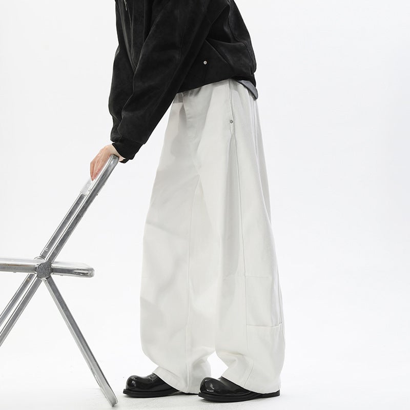 Unisex Classic Denim Jeans Loose Fit Daily Outdoor Wear - Image 3
