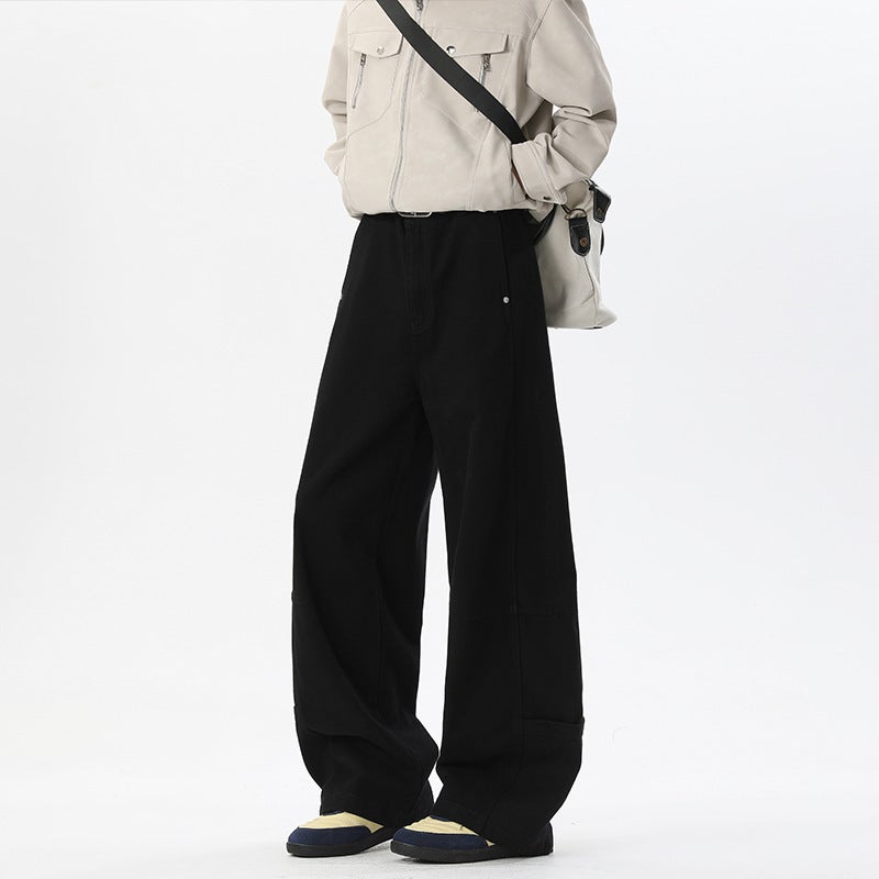 Unisex Classic Denim Jeans Loose Fit Daily Outdoor Wear - Image 4