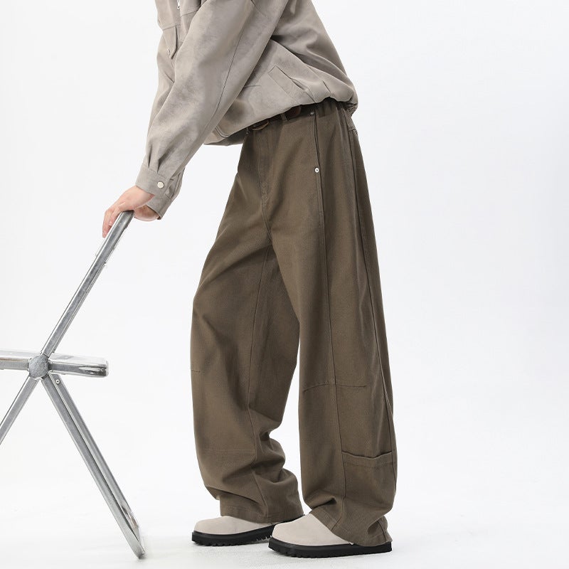 Unisex Classic Denim Jeans Loose Fit Daily Outdoor Wear - Image 2