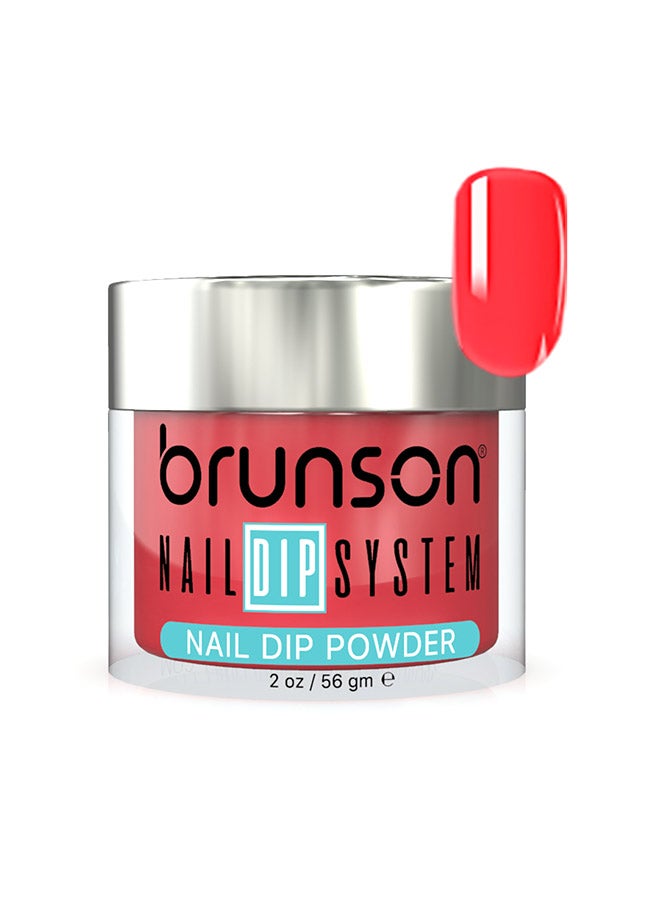 Nail Dip Powder Dip And Buff System Color 56gm, French Nail Art Starter Manicure Salon DIY At Home Odor Free And Long Lasting No Needed Nail Lamp Curing BDK186