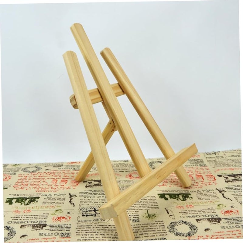 حامل صورة خشبي صغير بطول 4 بوصة لإطار عرض الأعمال الفنية وصور الهاتف - Image 5