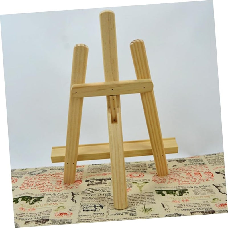 حامل صورة خشبي صغير بطول 4 بوصة لإطار عرض الأعمال الفنية وصور الهاتف - Image 3