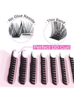 Focipeysa Lash Clusters Natural Wispy Cluster Lashes 8-16mm Wispy Individual Lashes Extensions Natural Look Lashes D Curl Fluffy Cluster Lashes DIY Eyelash Extension by Focipeysa  - Image 4