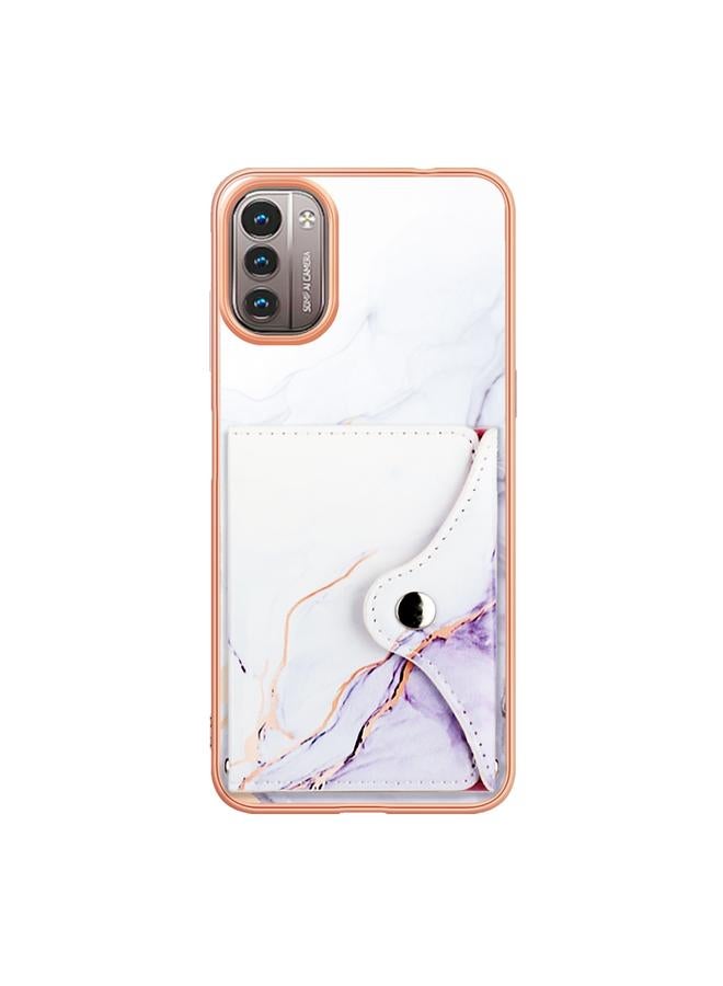 S-TOP Case For Nokia G21 / G11 Marble Pattern IMD Card Slot Phone Case - Image 3