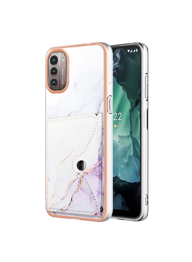 S-TOP Case For Nokia G21 / G11 Marble Pattern IMD Card Slot Phone Case - Image 1