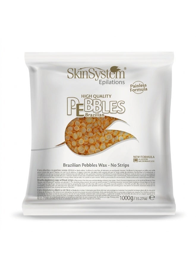 SkinSystem High Quality Pebbles Elastic Brazilian Pebbles Wax No Strips - Image 2