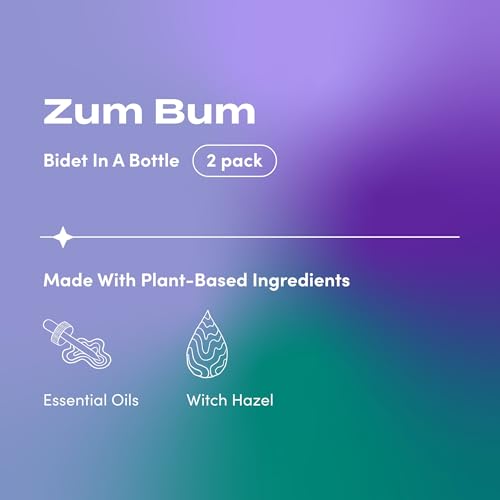 Indigo Wild Zum Bum Bidet in a Bottle - Natural, Portable Bidet - Ideal for Women & Men - Includes Witch Hazel, Vegetable Glycerin & Essential Oils - 4 fl oz (2 Pack) - Image 2