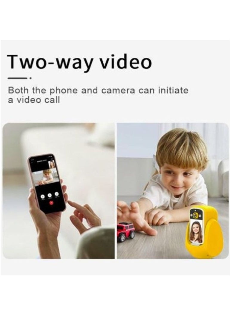 1080P Full HD Indoor Security Camera with Two-Way Video Talk – AI Motion Detection & Night Vision – WiFi Smart Home Camera with Mobile App Support – Real-Time Monitoring for Baby, Elderly, Pet, or Home Safety – Compatible with iOS & Android