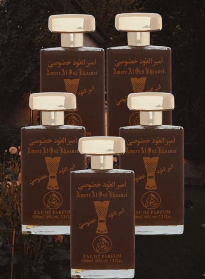 الفخر 5 قطع عطر أمير العود خصوصي 100مل - Image 1