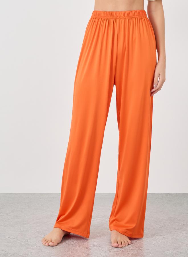 Take Two Graphic Printed Short Sleeve T-Shirt and Pyjama Set - Image 5