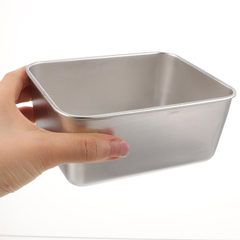 2Pcs Stainless Steel Rectangular Camping Bowls 13 5x10 5x5 5cm Portable Outdoor Tableware For Hiking Travel Picnic - Image 5